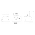 River Living RS001 免觸式智能座廁 (橫排水+高咀)